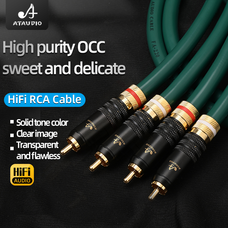 Audio Splitter Y - Cabo RCA HiFi ATAUDIO para amplificador
