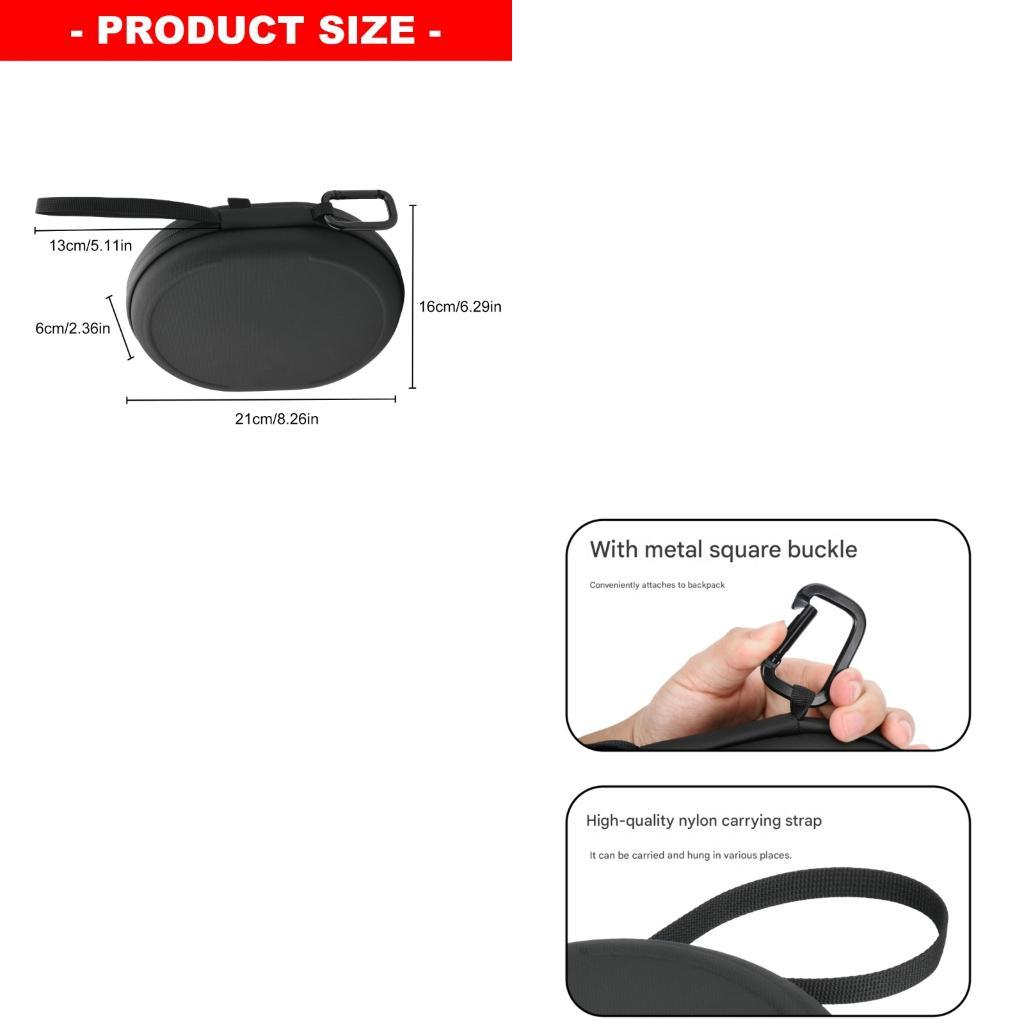 Headphone Case Hard - Estojo rígido eva para jogos, fone