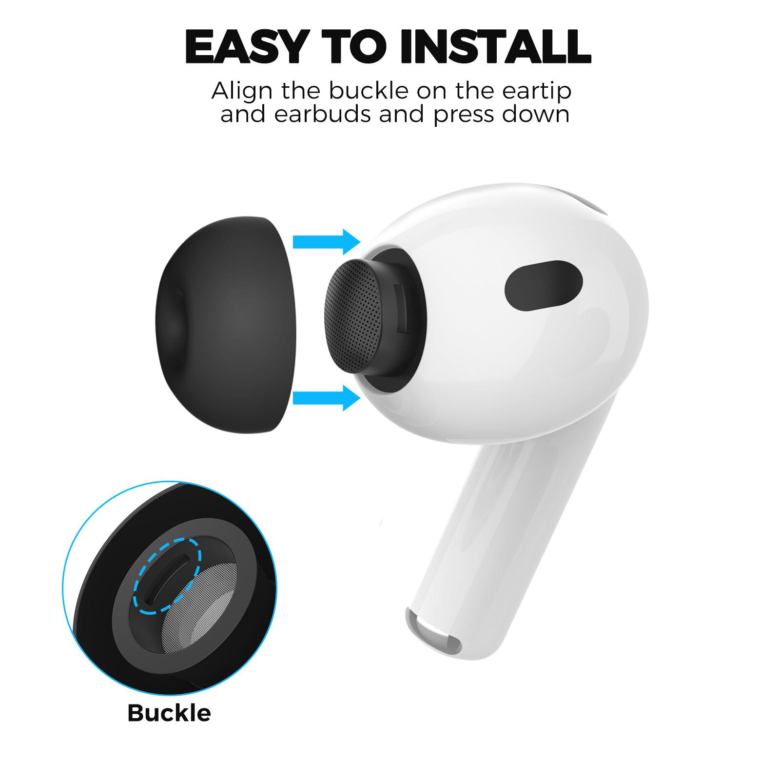 Silicone Ear Tip Replacement - Para AirPods Pro 3: Kit XDcase