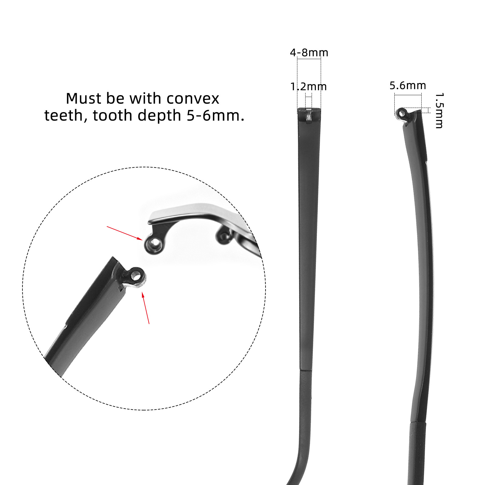 Silicone Ear Tip Replacement - Ponteiras de Silicone Macio para Hastes