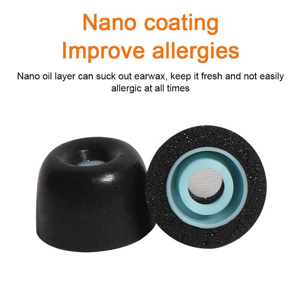 Earphone Foam Tip - Memory Foam Ear Dicas para Sony