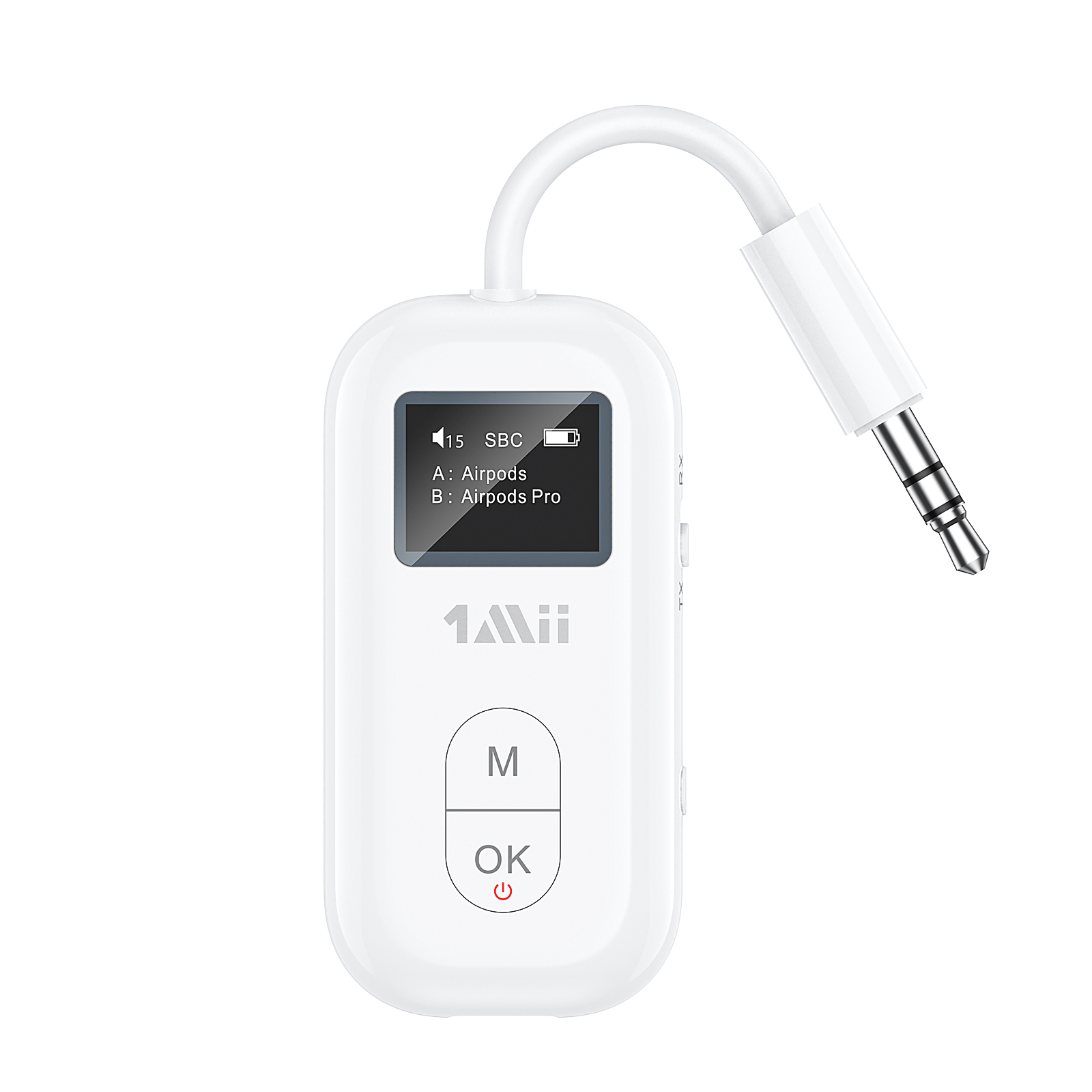 Bluetooth Adapter Receiver - Adaptador Bluetooth 1Mii Airplane 3.5mm AUX