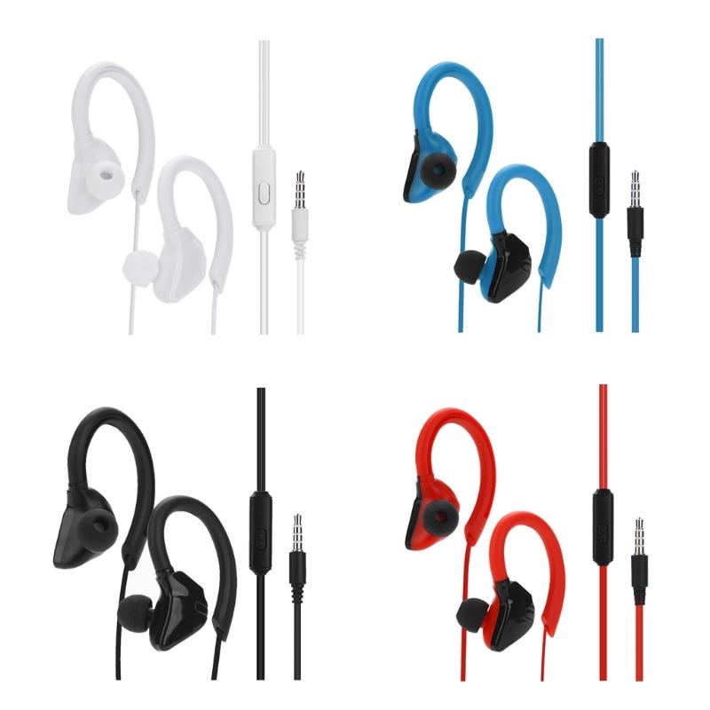 Sports Earphone Hook - Fones ouvido com fio esportivo com