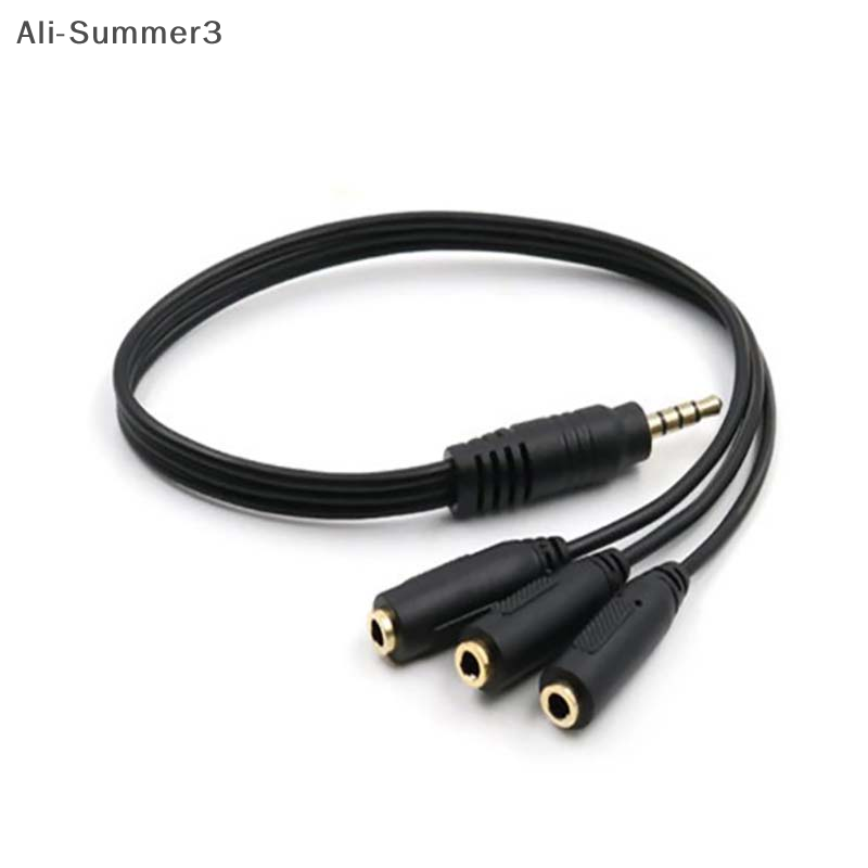 3.5mm 3 vias porta aux multi f - Earphone Splitter Jack avaliação e preço