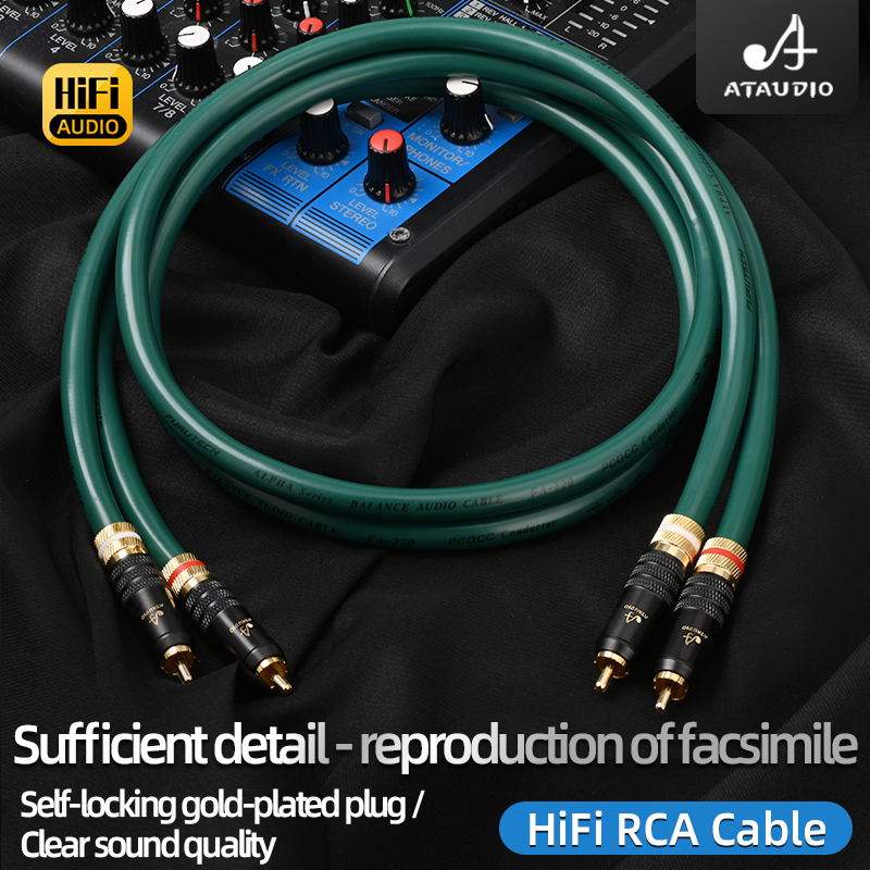 Cabo RCA HiFi ATAUDIO para amp - Audio Splitter Y avaliação e preço
