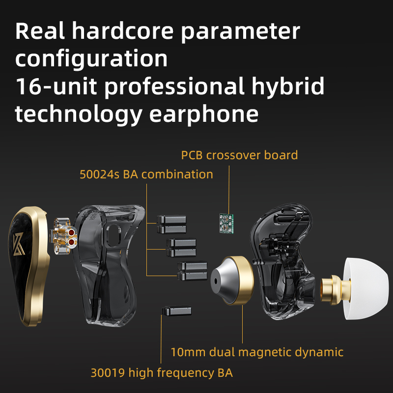 Kz zas metal com fio fone de o - Audiophile Headphone Wired avaliação e preço