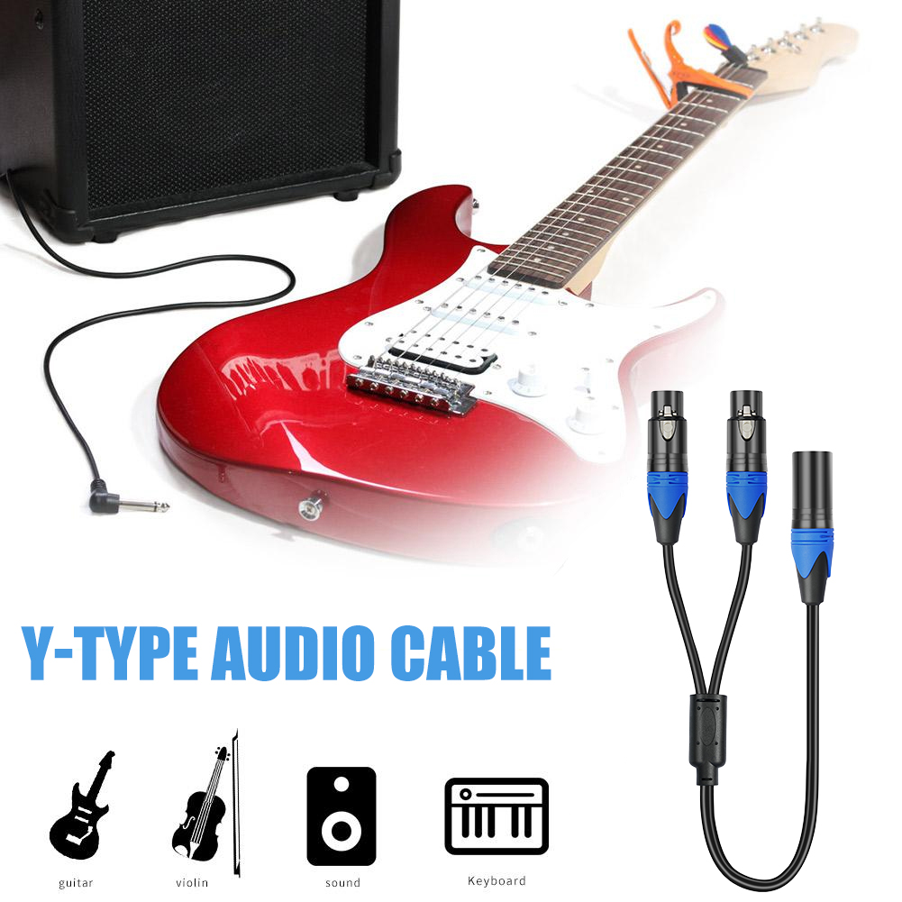 Cabo Divisor XLR Y de 50cm, 1  - Audio Splitter Y avaliação e preço