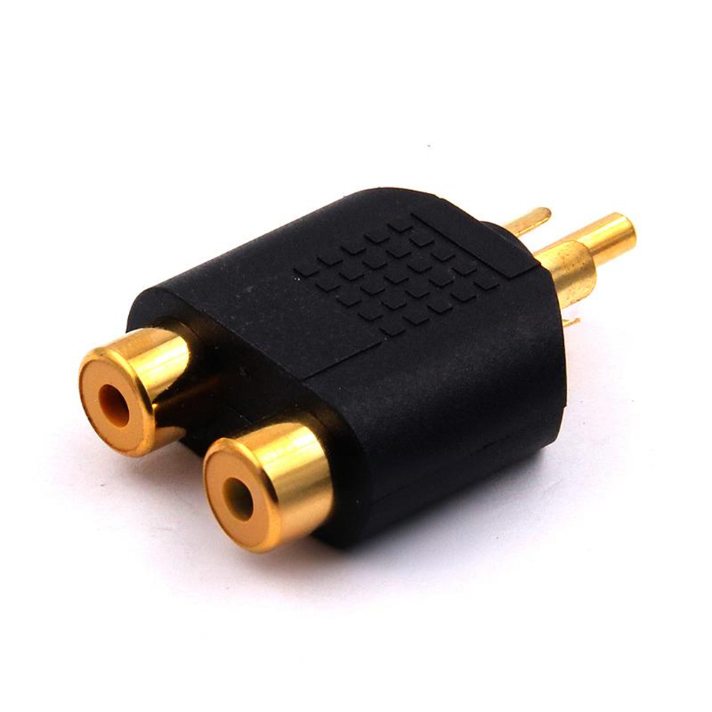 3.5mm estéreo macho para 2 rca - Earphone Splitter Jack avaliação e preço