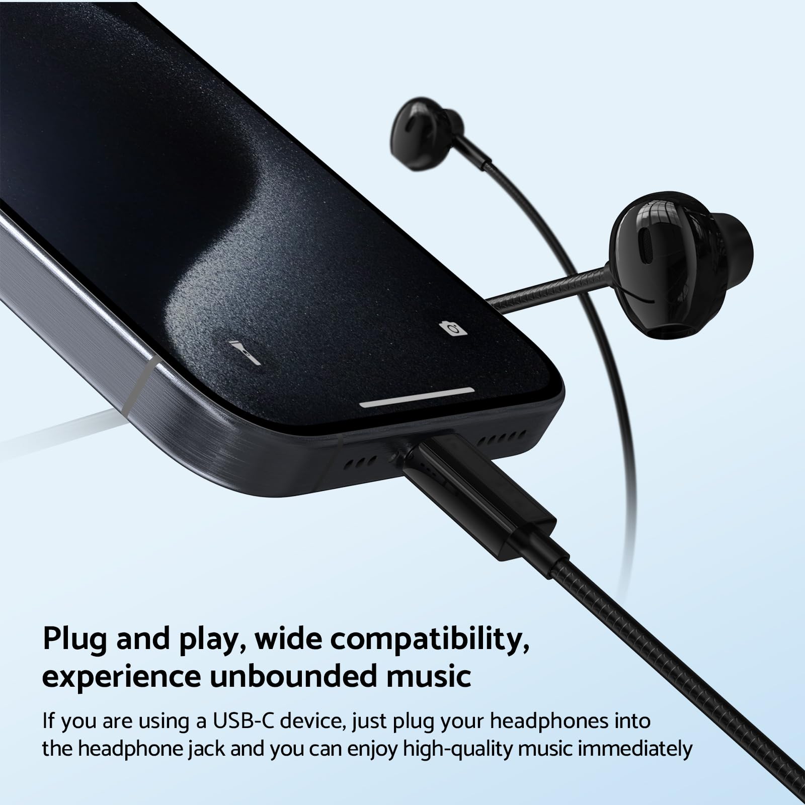 9d baixo estéreo tipo c e 3.5m - Wired Earphone Mic avaliação e preço