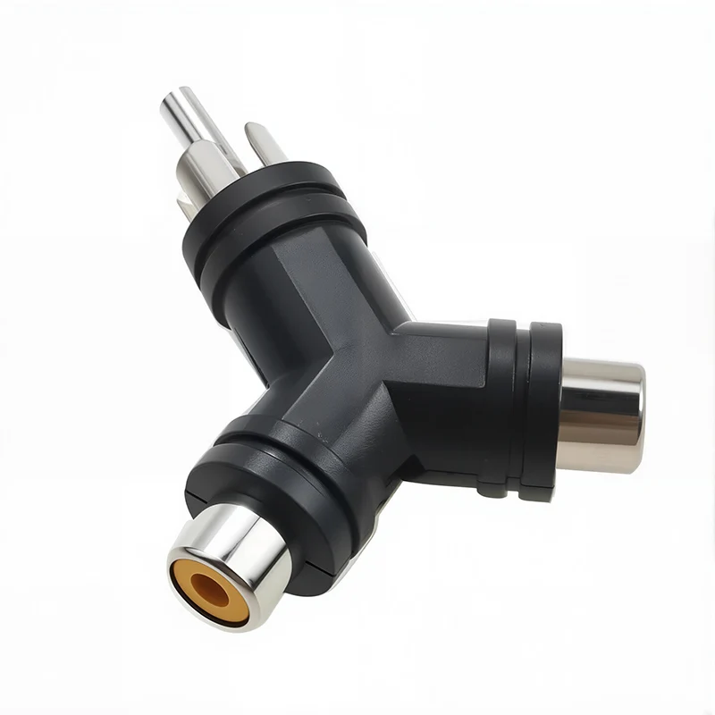 5 pçs rca jack fêmea para mach - Audio Splitter Y avaliação e preço