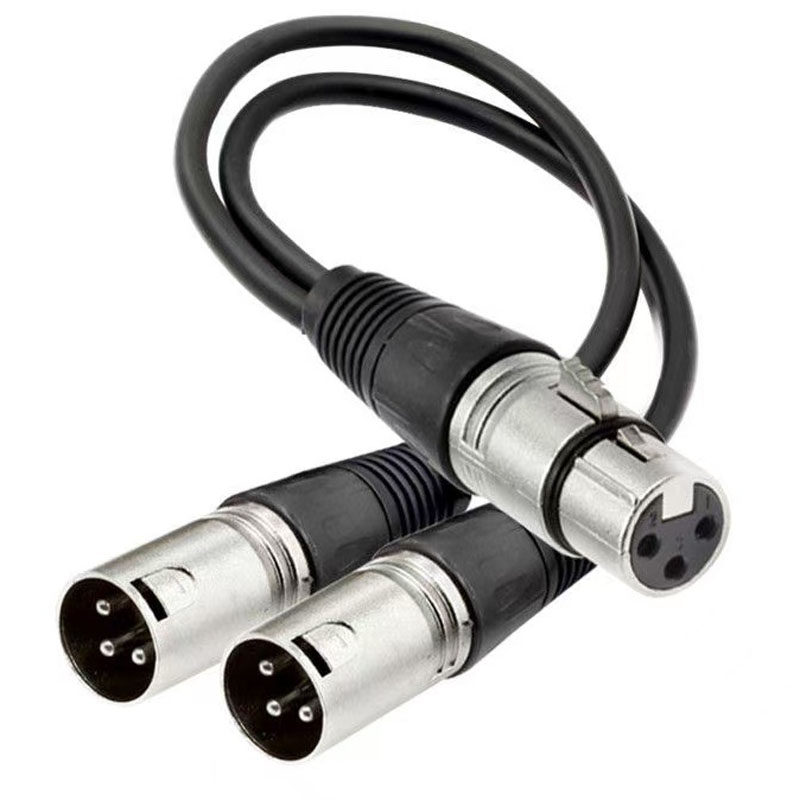 Cabo divisor xlr 3 pinos fêmea - Audio Splitter Y avaliação e preço