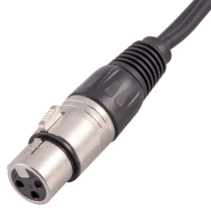 Cabo divisor xlr 3 pinos fêmea - Audio Splitter Y avaliação e preço
