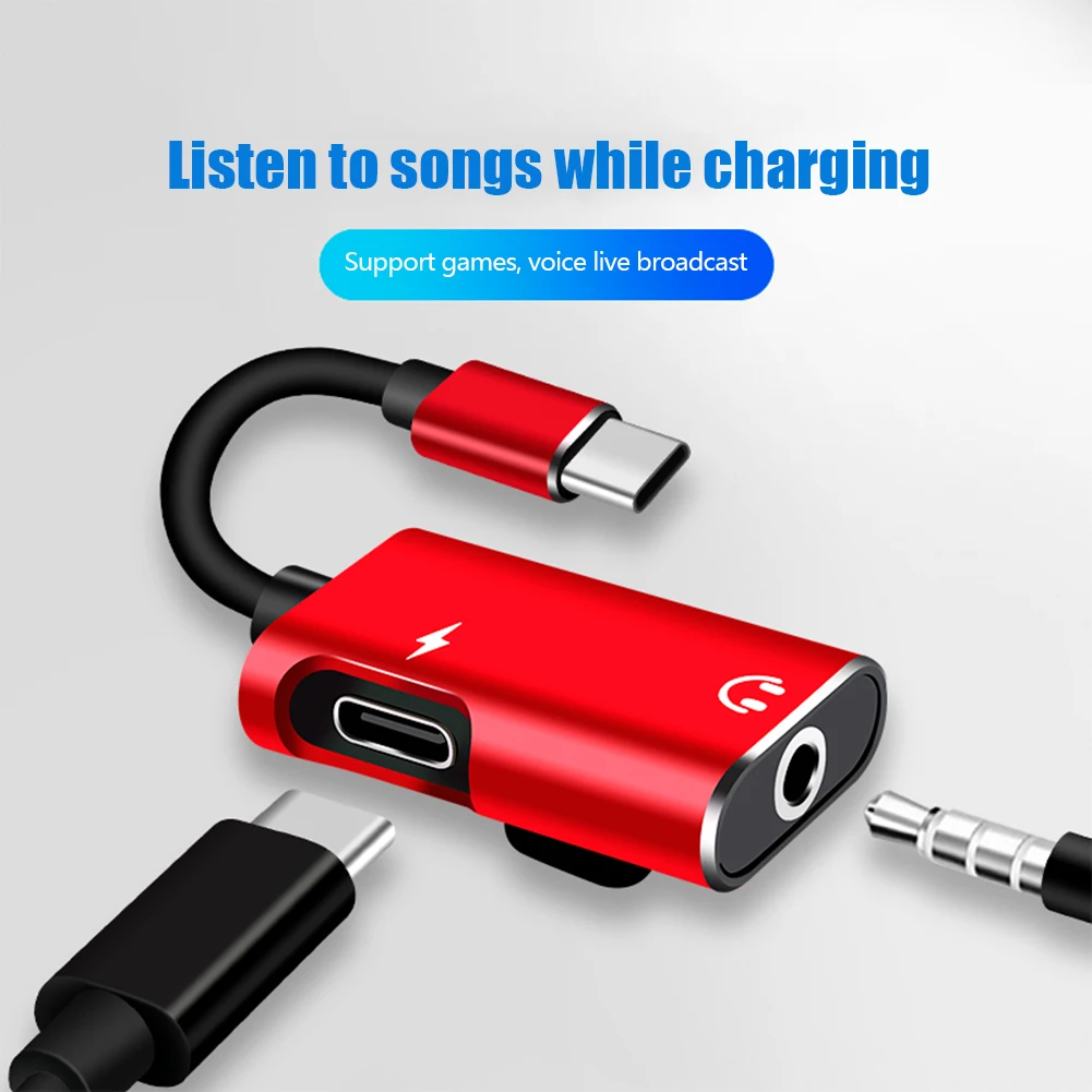 Adaptador 2 em 1 USB-C para Ja - Earphone Splitter Jack avaliação e preço