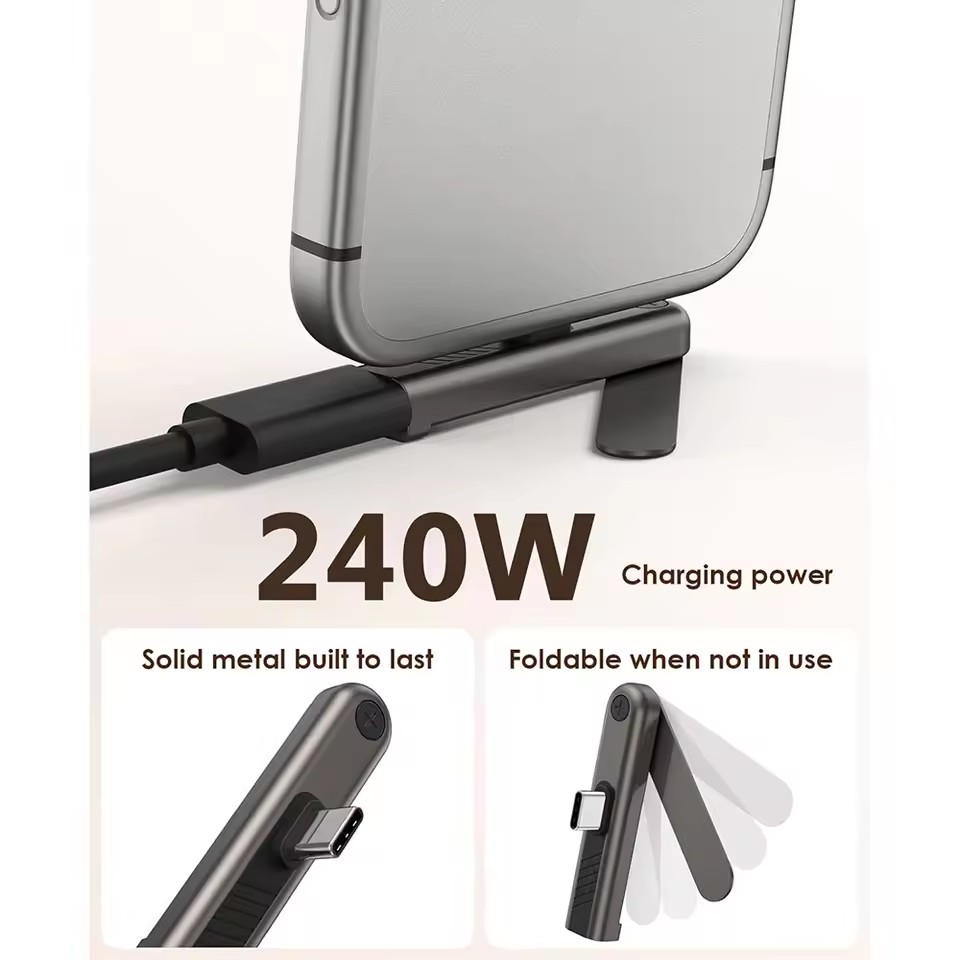 Adaptador dobrável portátil US - Headphone Stand Desk avaliação e preço