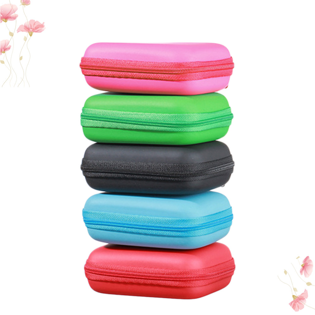 2 Peças Estojo Rígido Compacto - Headphone Case Hard avaliação e preço
