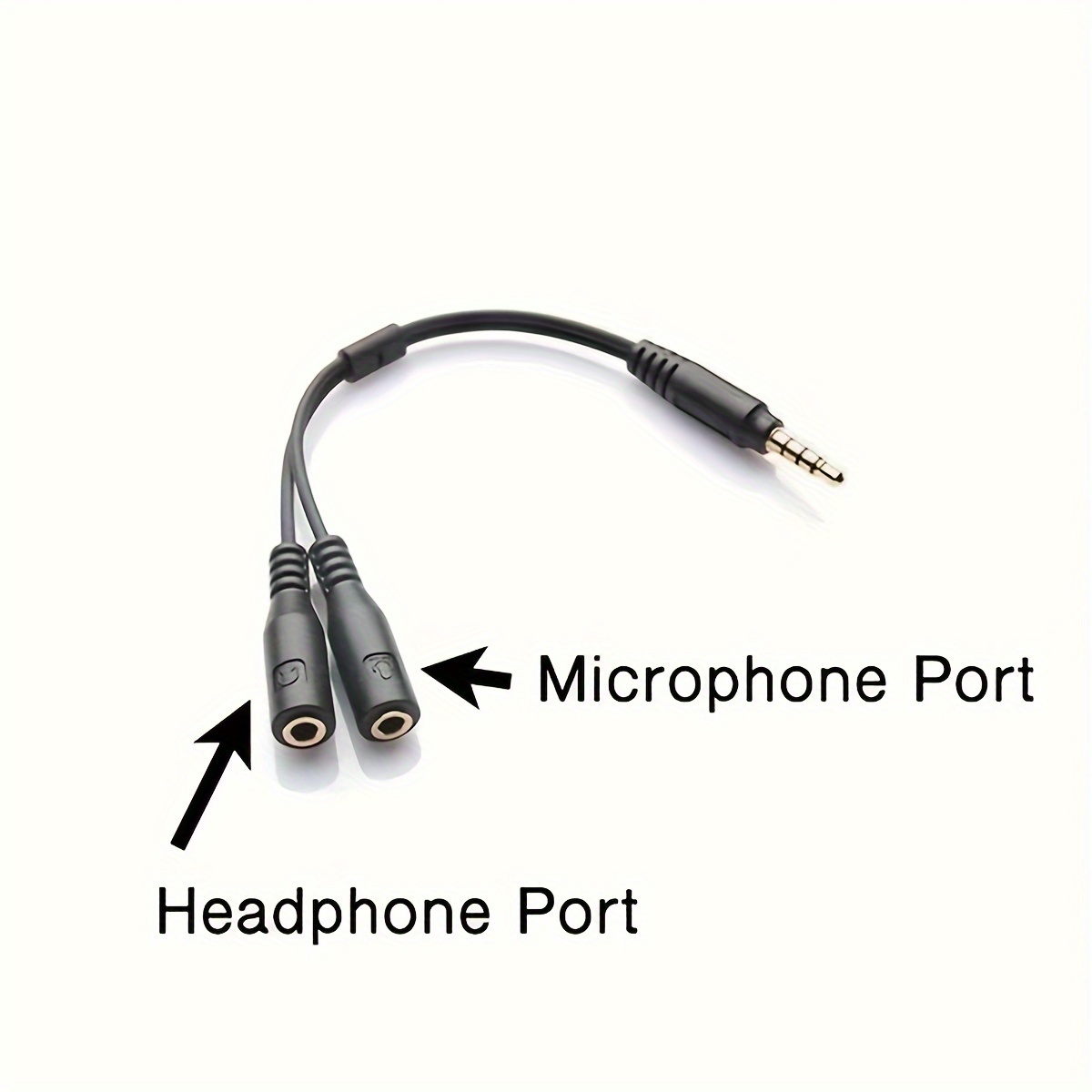 Áudio estéreo de 3,5 mm 1 mach - Audio Splitter Y avaliação e preço