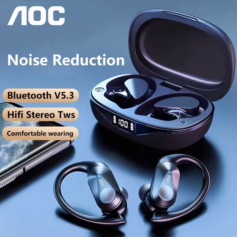 Fone de Ouvido Esportivo AOC S - Usb C Earphone avaliação e preço