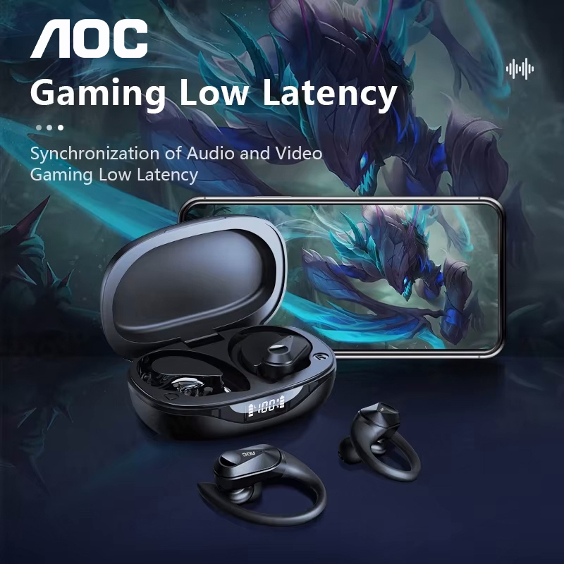 Fone de Ouvido Esportivo AOC S - Usb C Earphone avaliação e preço