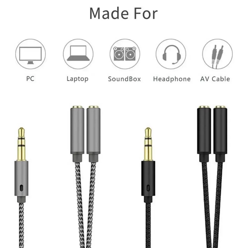 Adaptador de fone de ouvido mi - Audio Splitter Y avaliação e preço