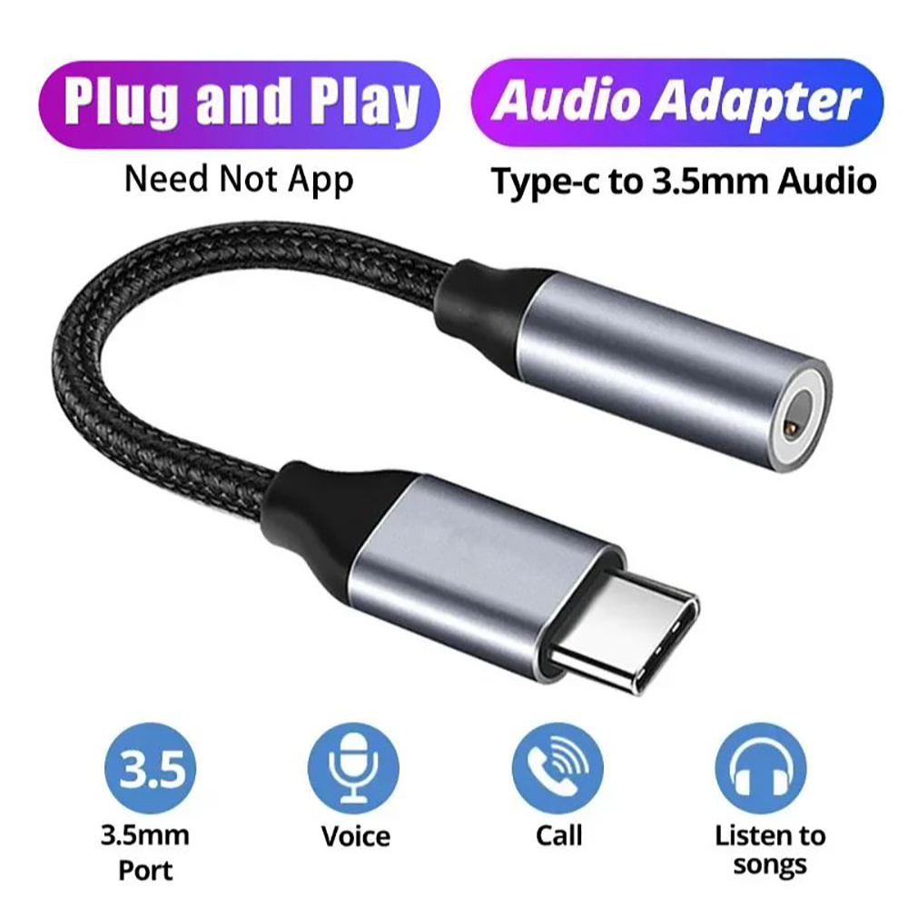 Adaptador de Áudio USB Tipo C  - Audiophile Headphone Wired avaliação e preço