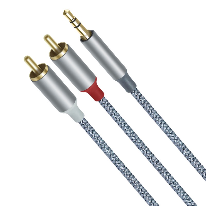 3 PCS Hifi Y Splitter Adaptado - Audio Splitter Y avaliação e preço