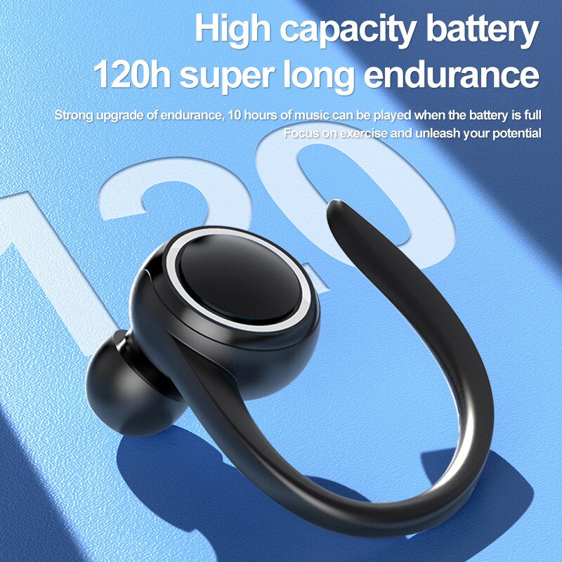 Orelha sem fio pendurado bluet - Bluetooth Headset On Ear avaliação e preço