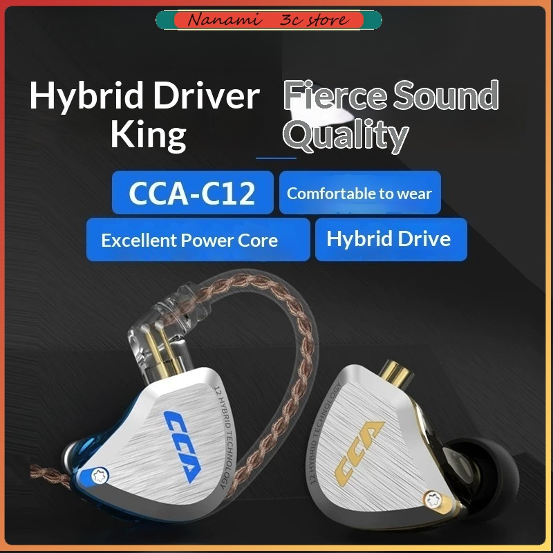 Fones de Ouvido CCA C12 Hi-Fi  - Audiophile Headphone Wired avaliação e preço