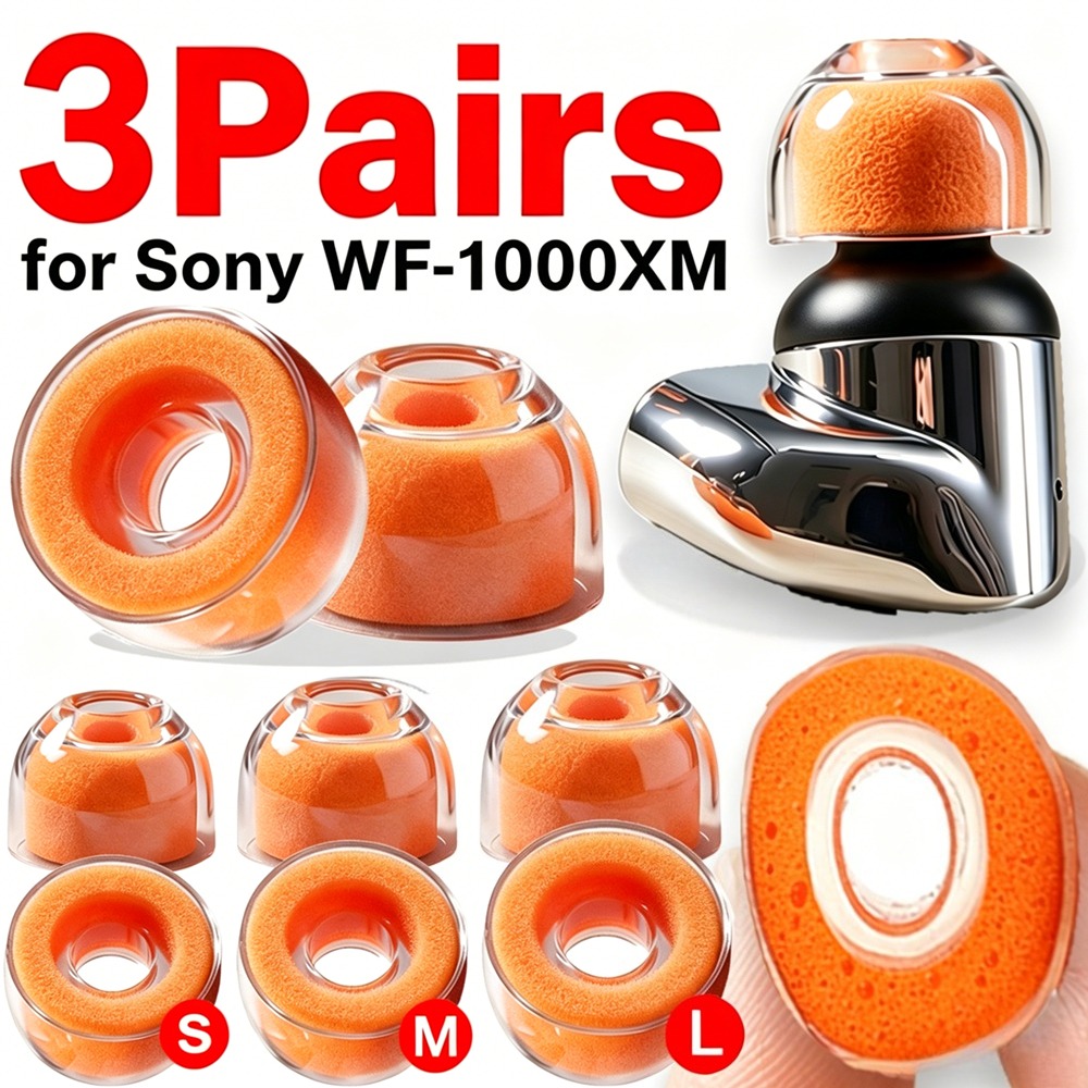 1-3 Pares de Pontas de Ouvido  - Earphone Foam Tip avaliação e preço