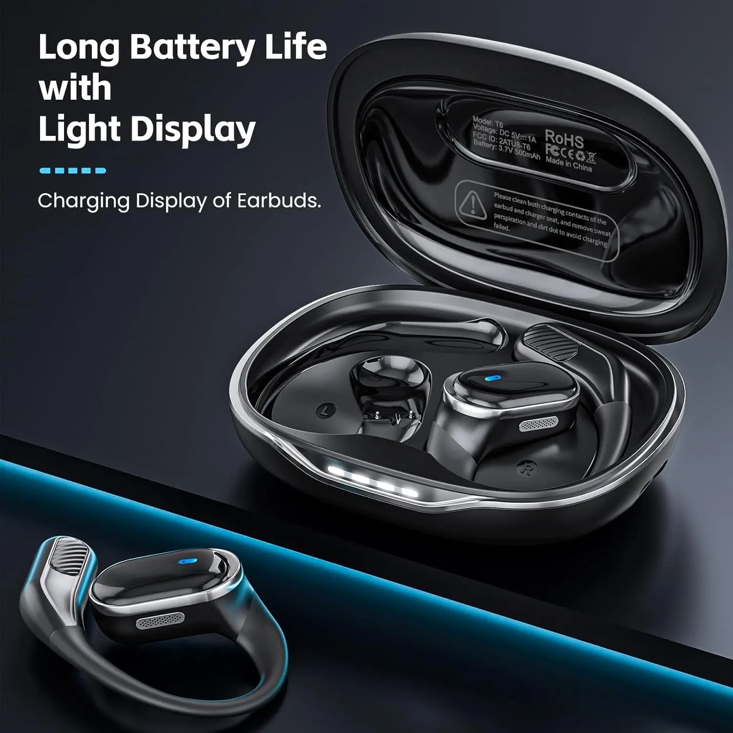 Fones de ouvido bluetooth sem  - Sports Earphone Hook avaliação e preço